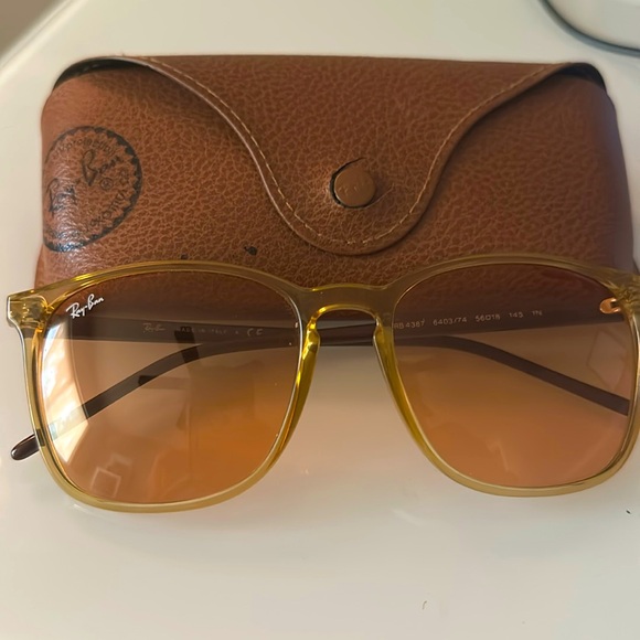 Ray-Ban Other - Ray-Ban Transparent Yellow Sunglasses
